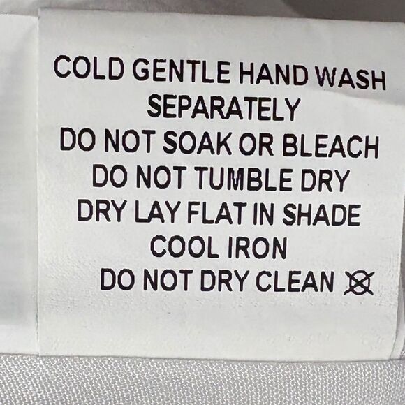 DISSH Linen Mini Dress size 2 Puff Sleeve square neck coastal - Picture 8 of 11